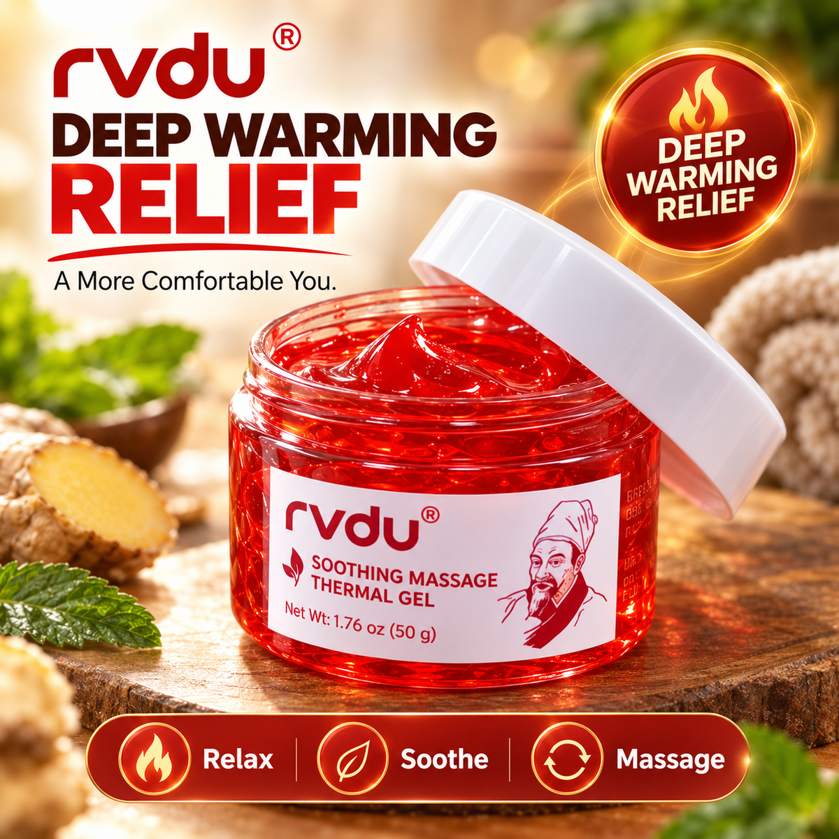 BUY 1 GET 1 FREE WoodWarm Joint Pain Relief Gel