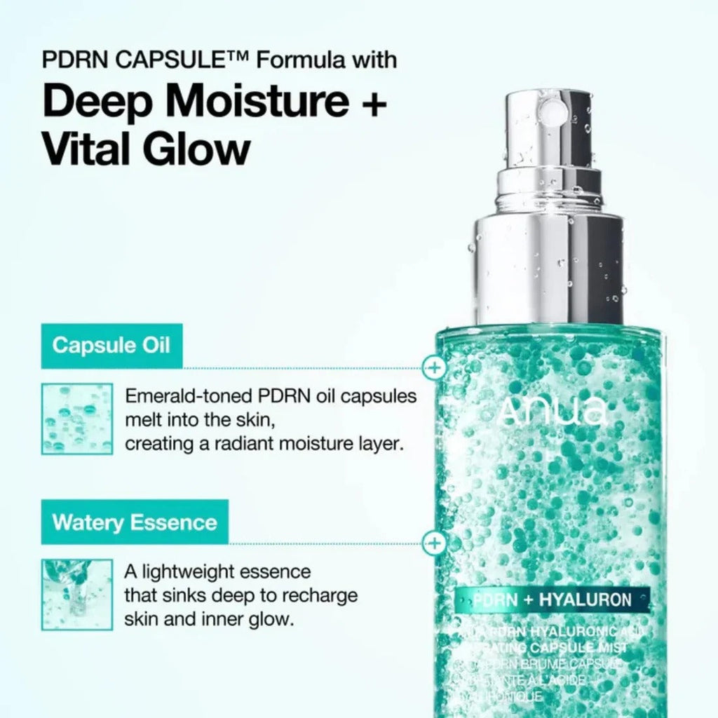 ANUA - PDRN Hyaluronic Acid Hydrating Capsule Mist - 100ml